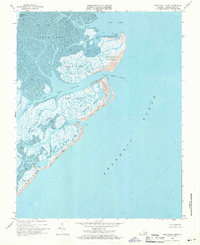 Ship Shoal Inlet 1968 topographic map thumbnail