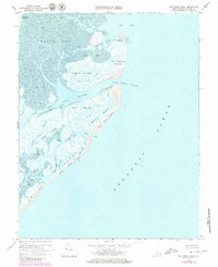 Ship Shoal Inlet 1968 topographic map thumbnail