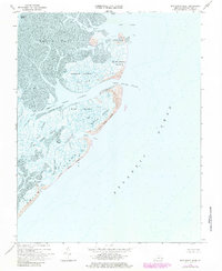 Ship Shoal Inlet 1968 topographic map thumbnail