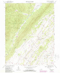 Singers Glen 1967 topographic map thumbnail