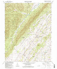 Singers Glen 1994 topographic map thumbnail