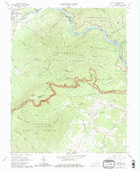 Snowden 1966 topographic map thumbnail