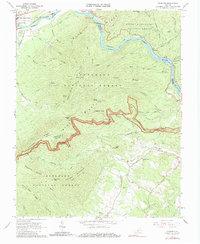 Snowden 1966 topographic map thumbnail