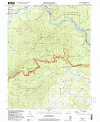 Snowden 1999 topographic map thumbnail