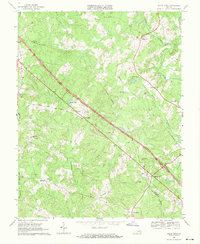 South Anna 1968 topographic map thumbnail