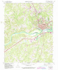 South Boston 1969 topographic map thumbnail