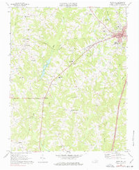 South Hill 1968 topographic map thumbnail