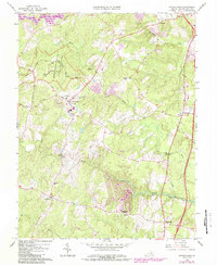 Spotsylvania 1966 topographic map thumbnail
