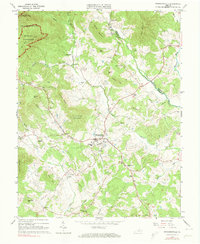 Stanardsville 1964 topographic map thumbnail