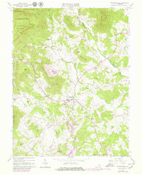 Stanardsville 1964 topographic map thumbnail