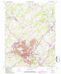 Staunton 1964 topographic map thumbnail