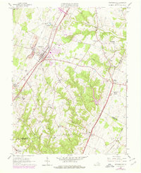 Stephens City 1966 topographic map thumbnail