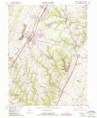 Stephens City 1966 topographic map preview