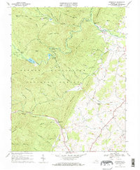 Stokesville 1967 topographic map thumbnail