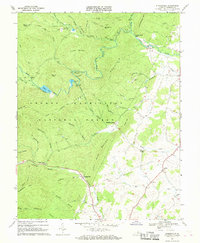 Stokesville 1967 topographic map thumbnail