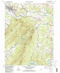 Strasburg 1994 topographic map thumbnail