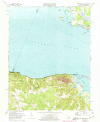 Stratford Hall 1968 topographic map thumbnail