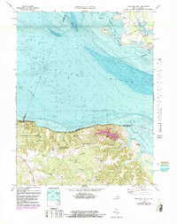 Stratford Hall 1968 topographic map thumbnail