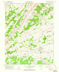 Stuarts Draft 1964 topographic map thumbnail