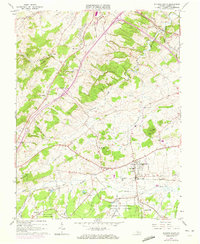 Stuarts Draft 1964 topographic map preview