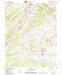 Stuarts Draft 1964 topographic map thumbnail