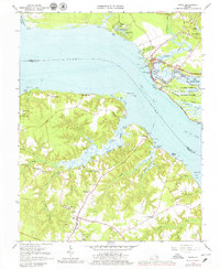 Surry 1965 topographic map preview