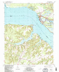 Surry 1983 topographic map thumbnail