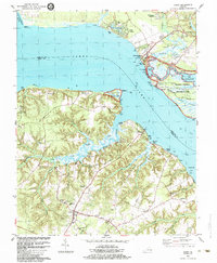 Surry 1983 topographic map thumbnail