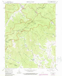 Swift Run Gap 1965 topographic map thumbnail