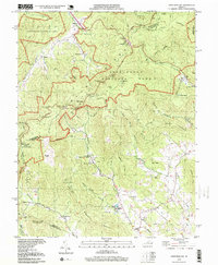 Swift Run Gap 1997 topographic map thumbnail