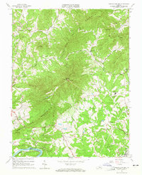 Tobacco Row Mtn 1963 topographic map thumbnail