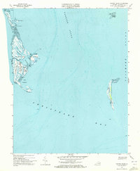 Tangier Island 1968 topographic map thumbnail