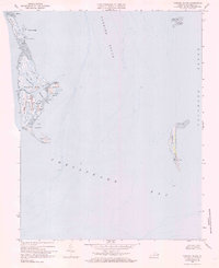 Tangier Island 1968 topographic map thumbnail