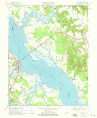 Tappahannock 1968 topographic map thumbnail
