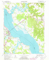 Tappahannock 1968 topographic map thumbnail