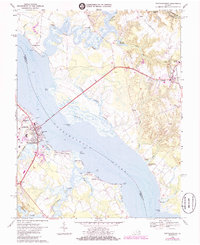 Tappahannock 1968 topographic map thumbnail
