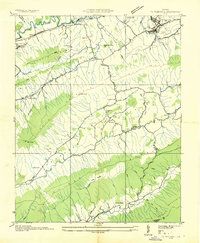 Tazewell topographic map thumbnail