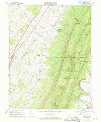 Tenth Legion 1967 topographic map thumbnail