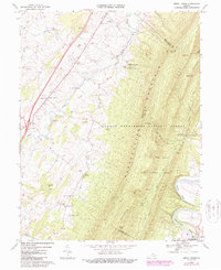 Tenth Legion 1967 topographic map thumbnail