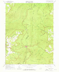 Thornton Gap 1965 topographic map thumbnail