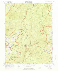 Thornton Gap 1965 topographic map thumbnail