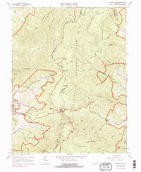 Thornton Gap 1965 topographic map thumbnail
