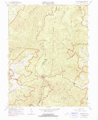 Thornton Gap 1965 topographic map thumbnail