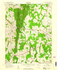 Thorofare Gap 1943 topographic map thumbnail