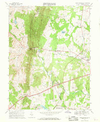 Thoroughfare Gap 1966 topographic map thumbnail