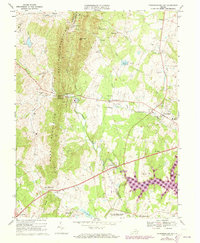 Thoroughfare Gap 1966 topographic map thumbnail