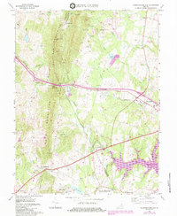 Thoroughfare Gap 1966 topographic map thumbnail
