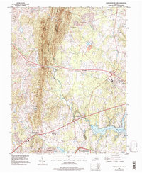 Thoroughfare Gap 1994 topographic map thumbnail