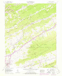 Tiptop 1958 topographic map preview