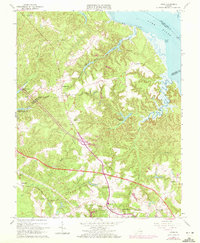 Toano 1965 topographic map thumbnail